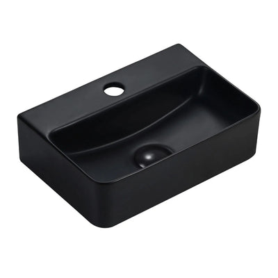 BELLA VISTA MALLORY ABOVE COUNTER BASIN BLACK 365MM