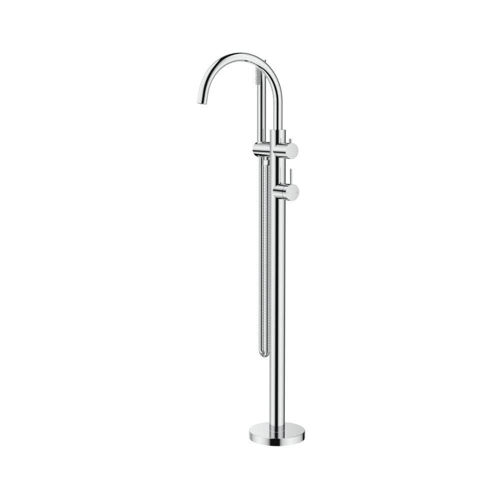 BELLA VISTA MICA FREESTANDING BATH MIXER WITH HAND SHOWER 850MM CHROME