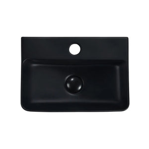 BELLA VISTA MALLORY ABOVE COUNTER BASIN BLACK 365MM