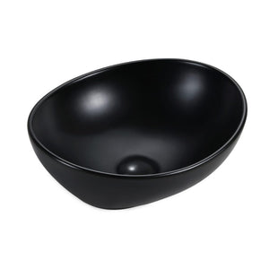 BELLA VISTA GEMINI ABOVE COUNTER BASIN BLACK 405MM