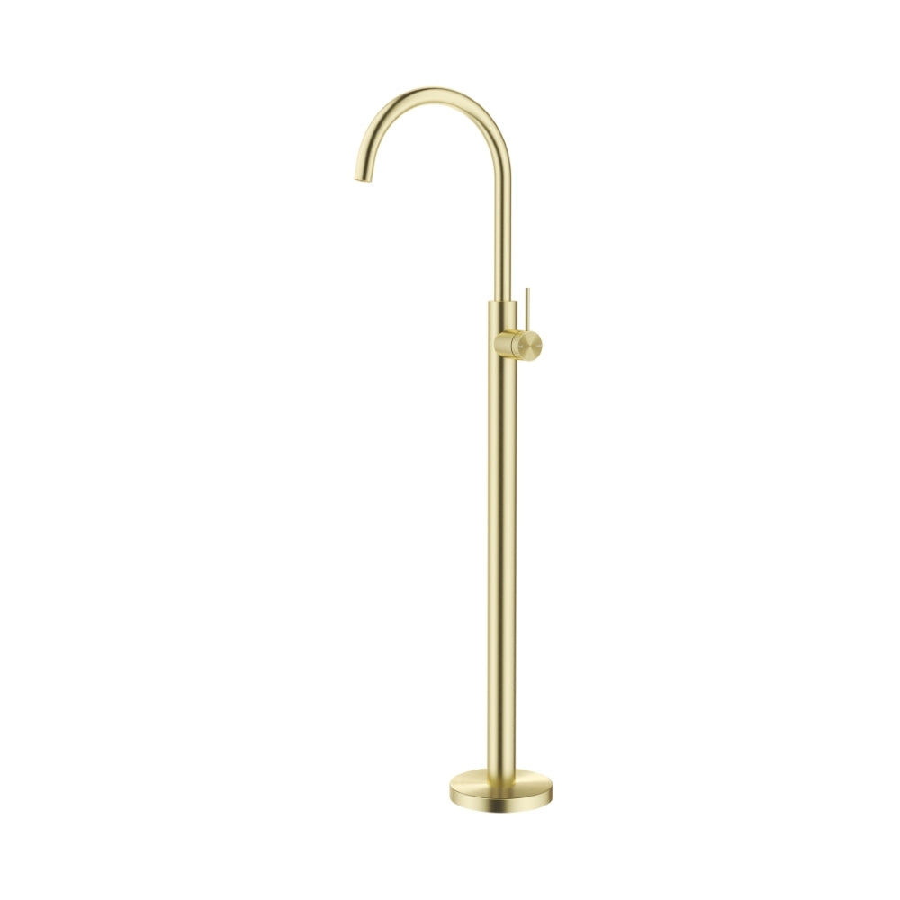 BELLA VISTA MICA FREESTANDING BATH MIXER 980MM FRENCH GOLD