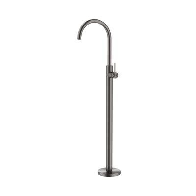 BELLA VISTA MICA FREESTANDING BATH MIXER 980MM GUN METAL