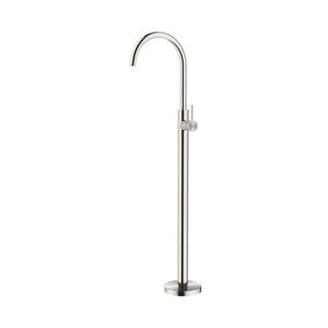 BELLA VISTA MICA FREESTANDING BATH MIXER 980MM BRUSHED NICKEL