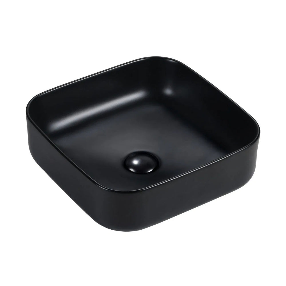 BELLA VISTA RIVA ABOVE COUNTER BASIN BLACK 380MM