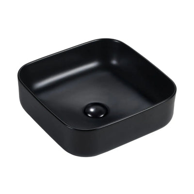 BELLA VISTA RIVA ABOVE COUNTER BASIN BLACK 380MM