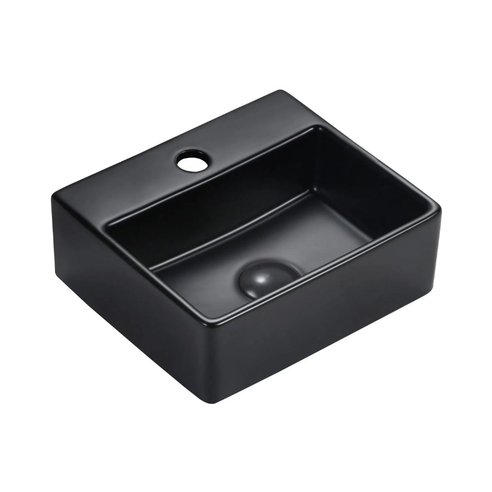 BELLA VISTA LEXI ABOVE COUNTER BASIN BLACK 330MM