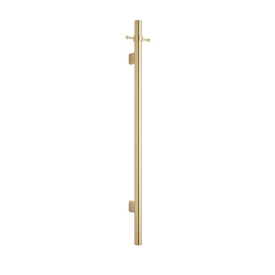 BELLA VISTA MICA VERTICAL HEATED TOWEL RAIL FRENCH GOLD 950MM