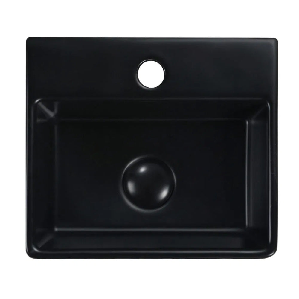 BELLA VISTA LEXI ABOVE COUNTER BASIN BLACK 330MM
