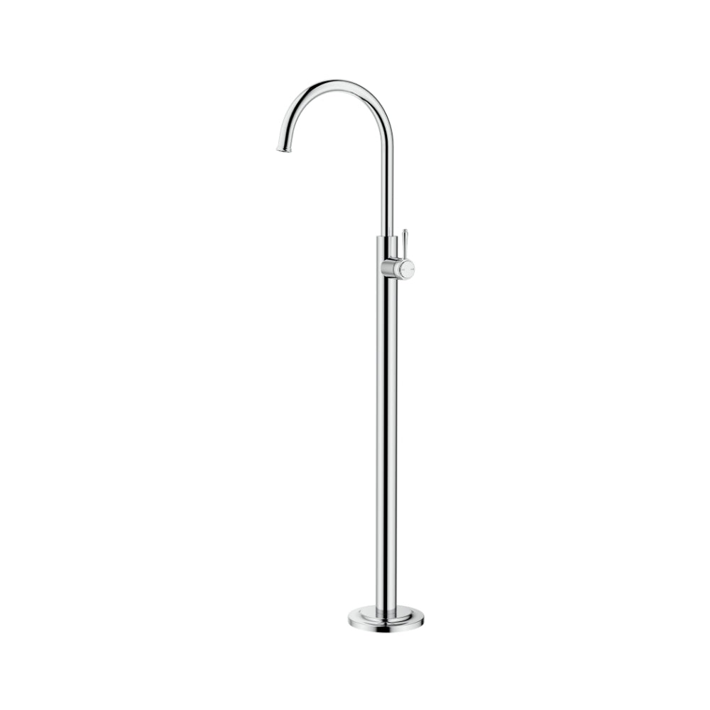 BELLA VISTA MICA HERITAGE FREESTANDING BATH MIXER 881MM CHROME