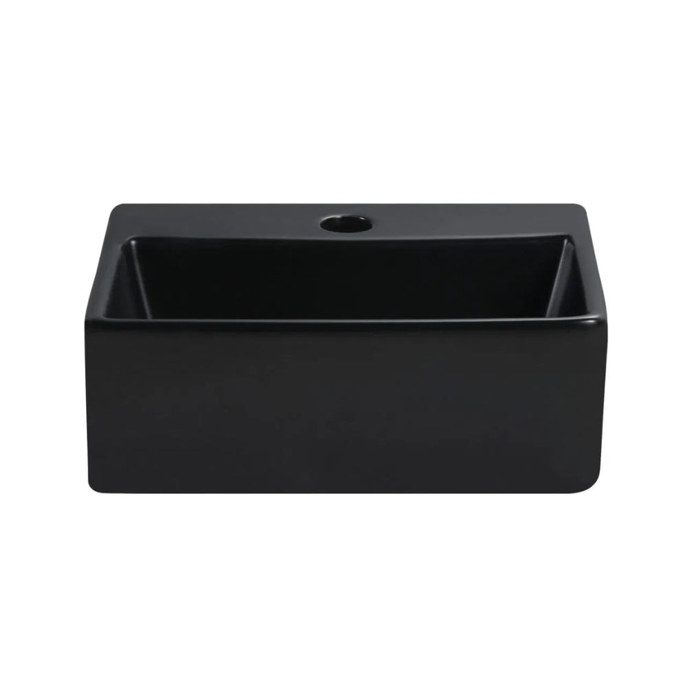 BELLA VISTA LEXI ABOVE COUNTER BASIN BLACK 330MM