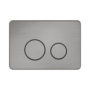 NERO IN WALL TOILET PUSH PLATE 258MM GRAPHITE