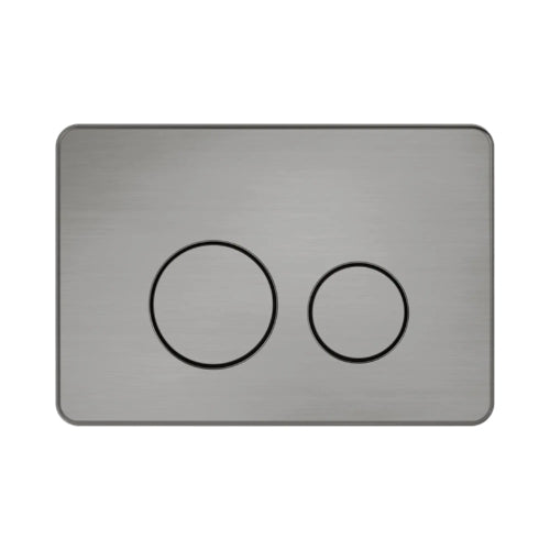 NERO IN WALL TOILET PUSH PLATE 258MM GRAPHITE
