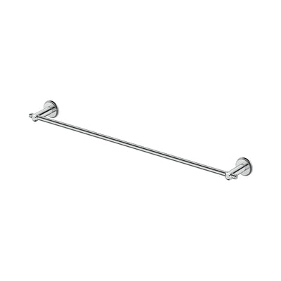 BELLA VISTA MICA HERITAGE SINGLE TOWEL RAIL BRUSHED NICKEL 600MM