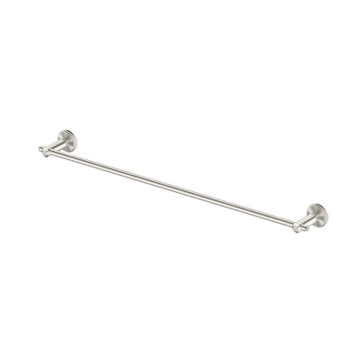 BELLA VISTA MICA HERITAGE SINGLE TOWEL RAIL BRUSHED NICKEL 800MM