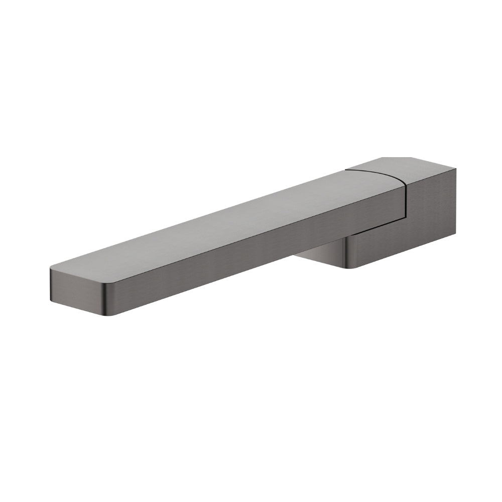 BELLA VISTA CRESTA SWIVEL BATH SPOUT 252MM GUN METAL