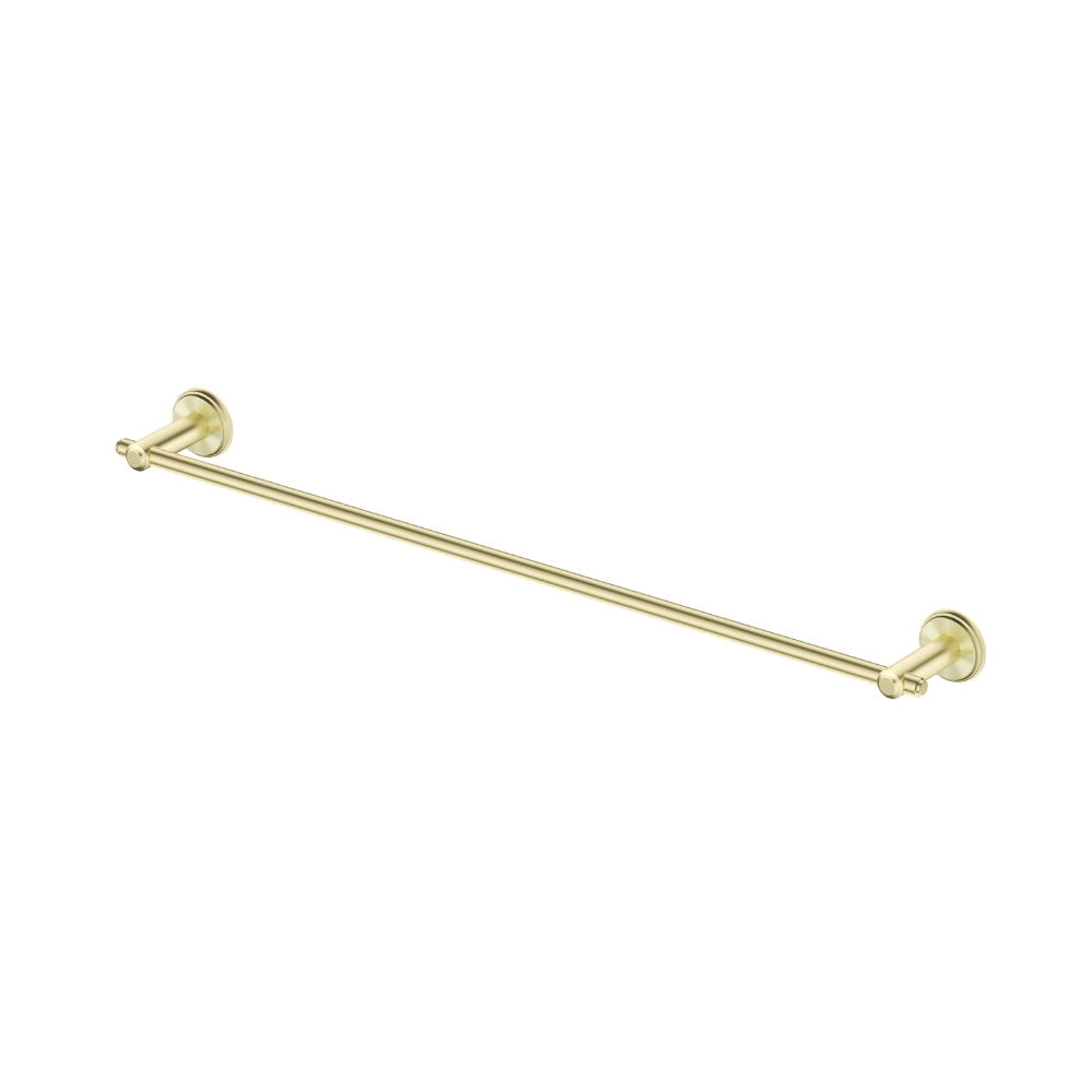 BELLA VISTA MICA HERITAGE SINGLE TOWEL RAIL FRENCH GOLD 800MM