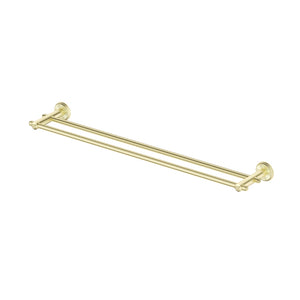 BELLA VISTA MICA HERITAGE DOUBLE TOWEL RAIL FRENCH GOLD (AVAILABLE IN 600MM AND 800MM)