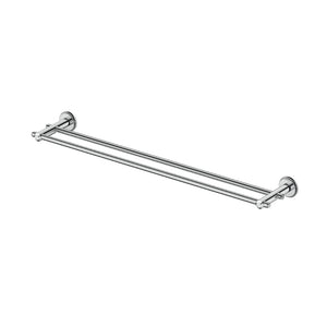 BELLA VISTA MICA HERITAGE DOUBLE TOWEL RAIL CHROME (AVAILABLE IN 600MM AND 800MM)