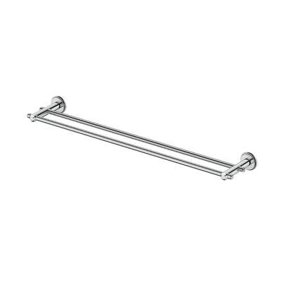 BELLA VISTA MICA HERITAGE DOUBLE TOWEL RAIL CHROME (AVAILABLE IN 600MM AND 800MM)