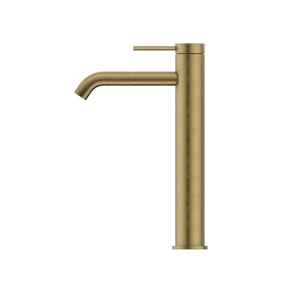 BELLA VISTA MICA LEAD FREE TALL BASIN MIXER 290MM LIVING BRASS