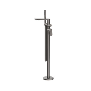 BELLA VISTA LANTRA FREESTANDING BATH MIXER WITH HAND SHOWER 917MM GUN METAL