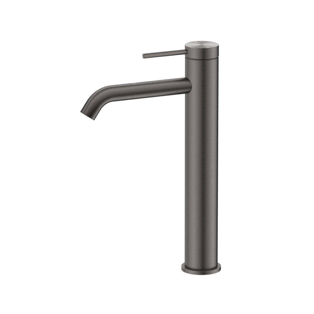 BELLA VISTA MICA LEAD FREE TALL BASIN MIXER 290MM GUN METAL