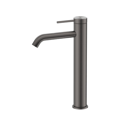 BELLA VISTA MICA LEAD FREE TALL BASIN MIXER 290MM GUN METAL