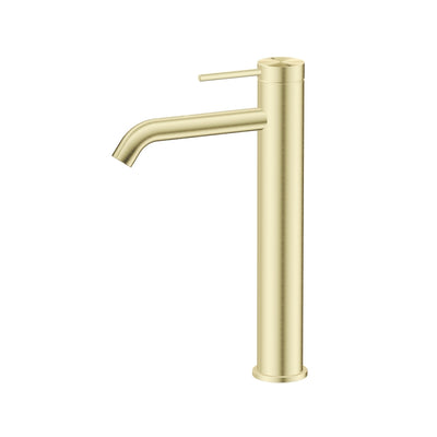 BELLA VISTA MICA LEAD FREE TALL BASIN MIXER 290MM FRENCH GOLD