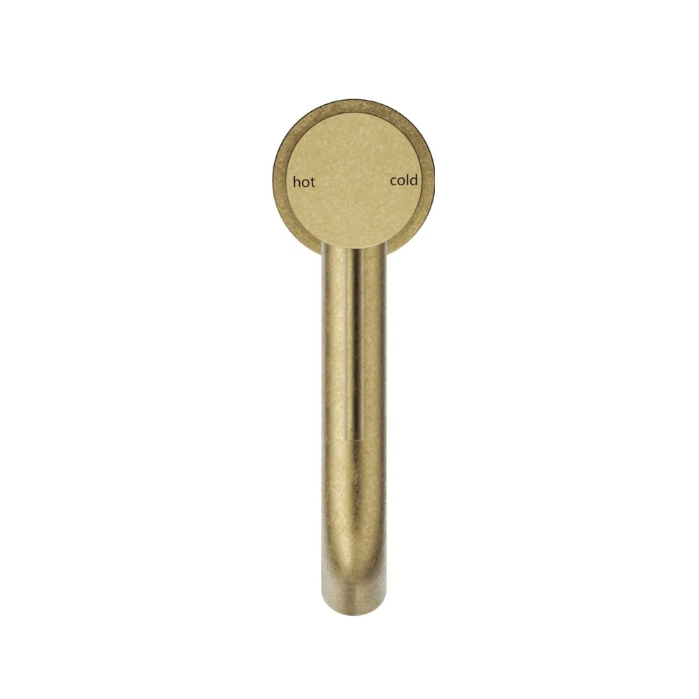 BELLA VISTA MICA LEAD FREE BASIN MIXER 160MM LIVING BRASS