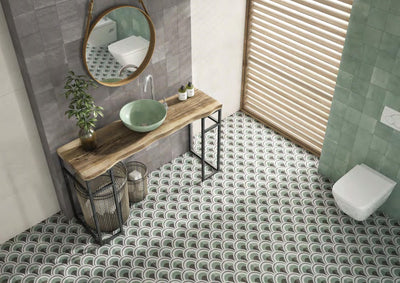 DUNE CERAMICA BERLIN MARINA MATTE 147X147MM SQUARE TILE (PER BOX)