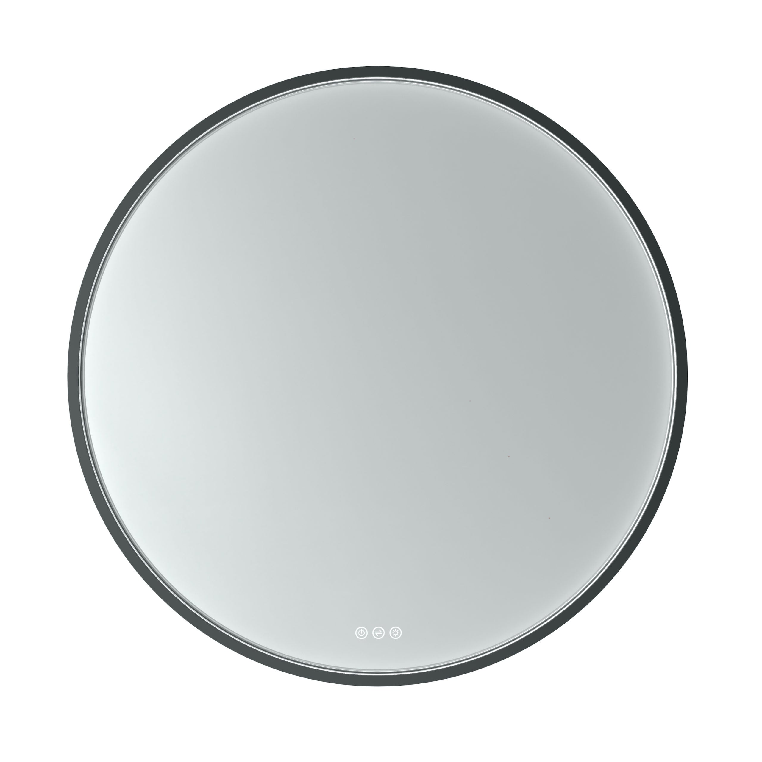 RADIANT HEATING GLÖDA OLËK LED MIRROR BLACK 900MM