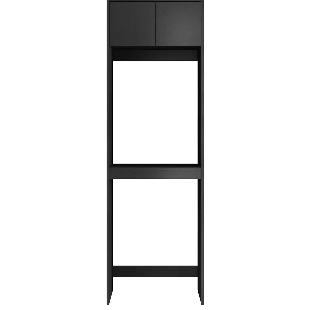 OTTI BYRON BLACK OAK 1960MM LAUNDRY AND WALL CABINET WITH STONE TOP & SINK (PACKAGE-C)