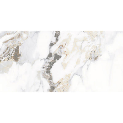 ELITE IMPORTERS CALACUTTA ORO POLISHED 600X1200MM RECTANGULAR TILE (PER BOX)