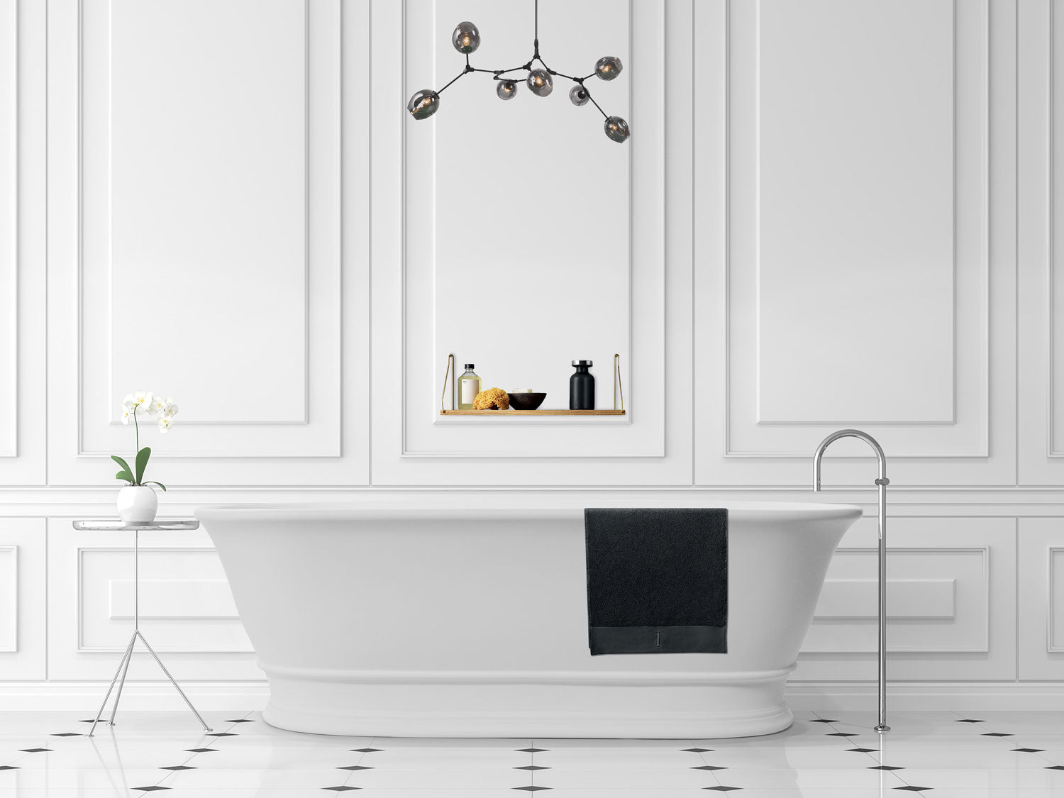 TURNER HASTINGS CAMBRIDGE TITANCAST SOLID SURFACE FREESTANDING BATHTUB SATIN SILK WHITE 1740MM