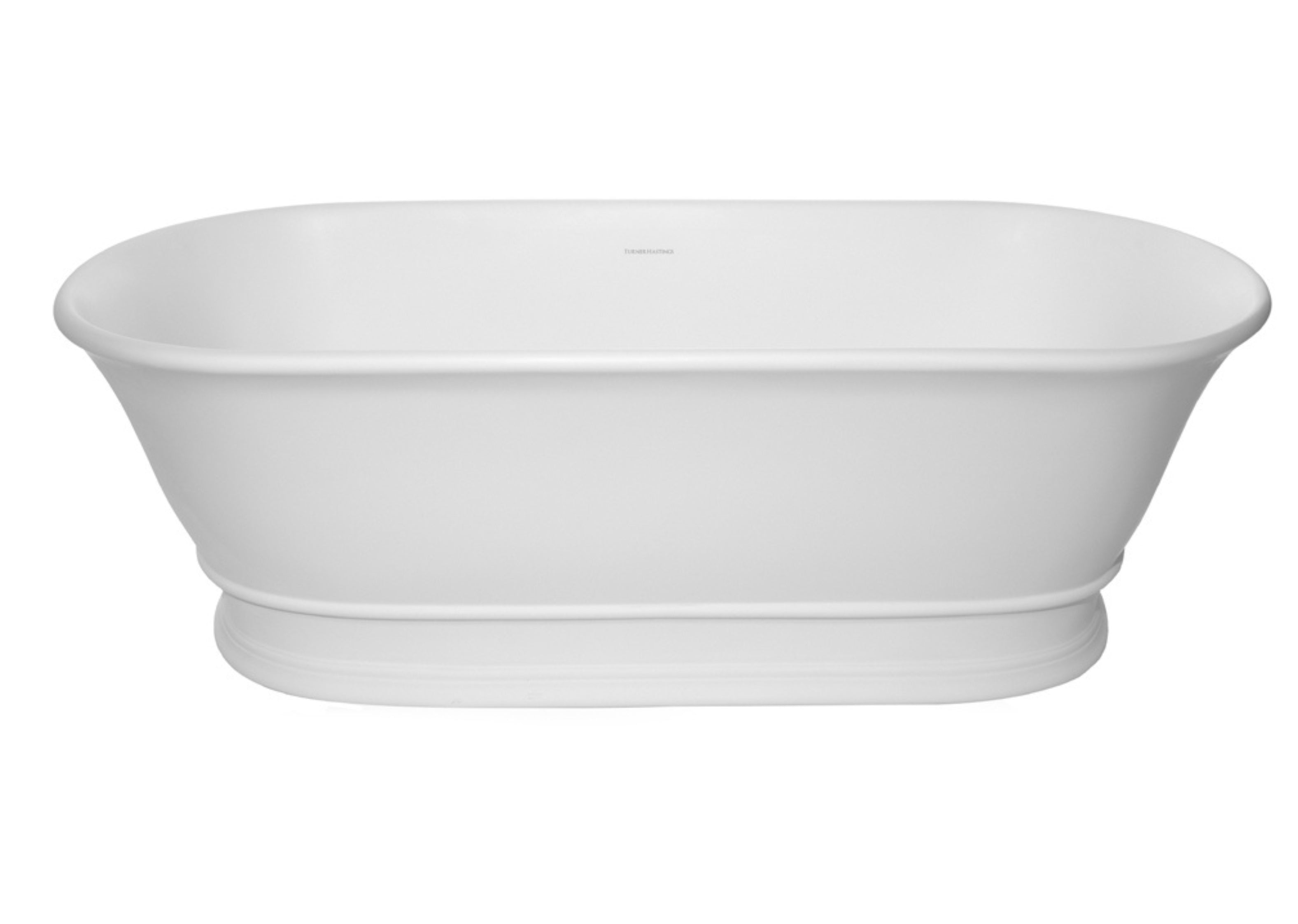 TURNER HASTINGS CAMBRIDGE TITANCAST SOLID SURFACE FREESTANDING BATHTUB GLOSS WHITE 1740MM