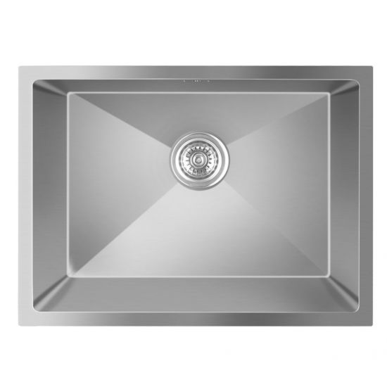 AQUAPERLA T304 SINGLE BOWL KITCHEN SINK STAINLESS STEEL 510MM