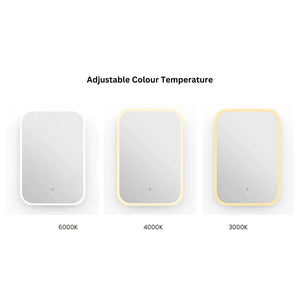 AQUAPERLA RECTANGULAR LED MIRROR SILVER 1200X800MM