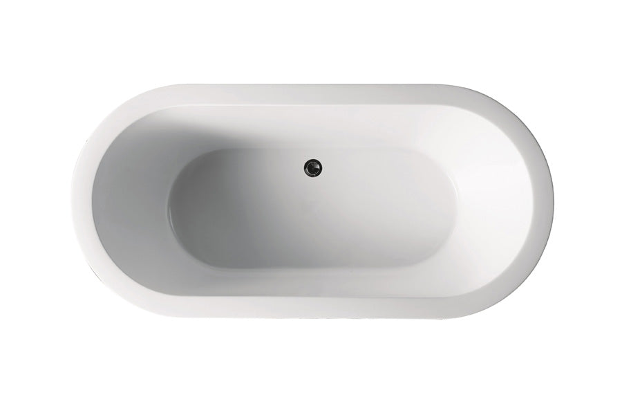 DECINA COOL FREESTANDING BATH GLOSS WHITE (AVAILABLE IN 1500MM AND 1790MM)