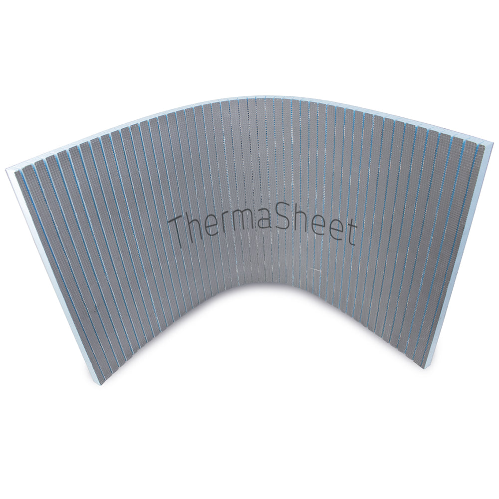 RADIANT HEATING THERMASHEET CURVED TILE BACKER BOARD 1250X600MM (BOX OF 6)