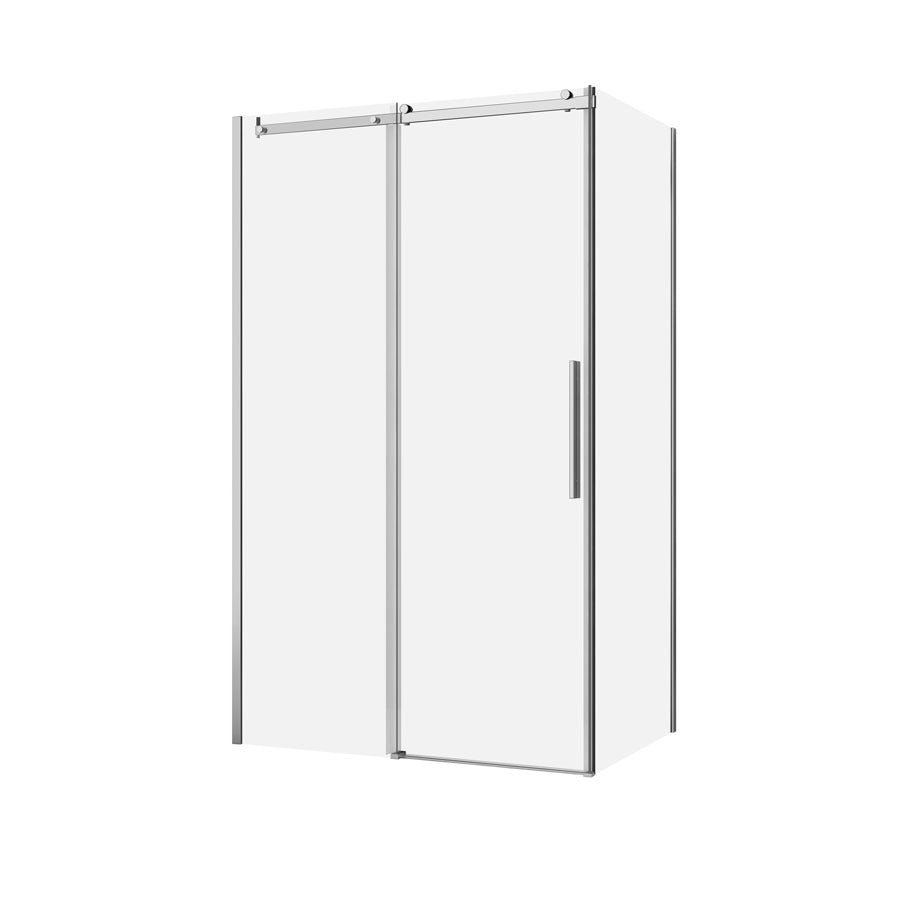 DECINA MALANDA FRAMELESS SLIDING SHOWER SCREEN CHROME
