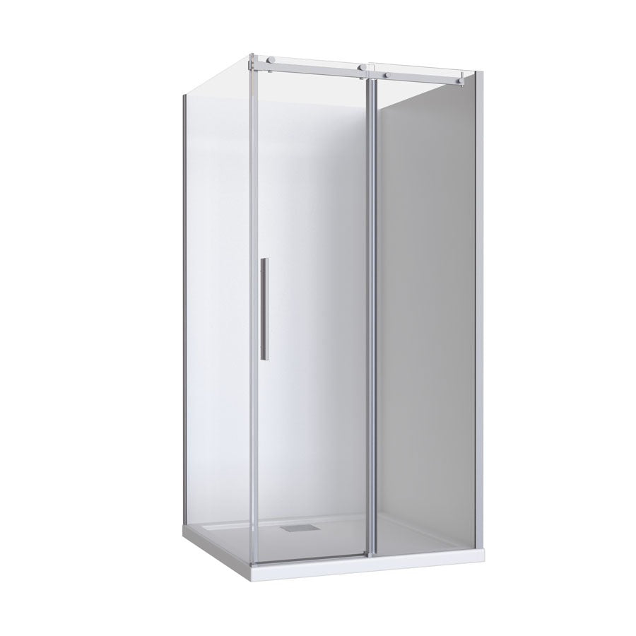 DECINA MALANDA FRAMELESS SLIDING SHOWER SCREEN CHROME