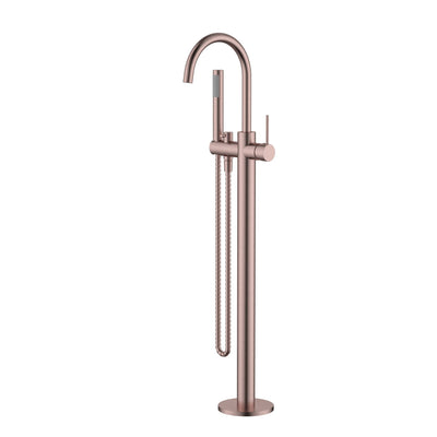 MODERN NATIONAL STAR MINI FREESTANDING BATH MIXER WITH HAND SHOWER 1010MM DUSK