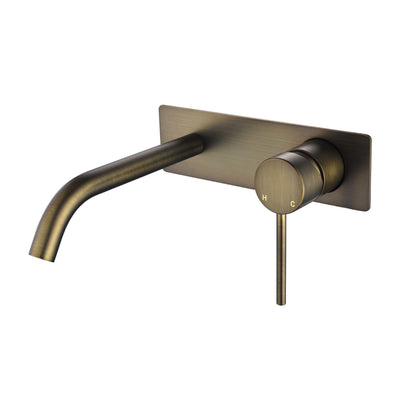 MODERN NATIONAL STAR MINI WALL COMBINATION 200MM ANTIQUE BRASS