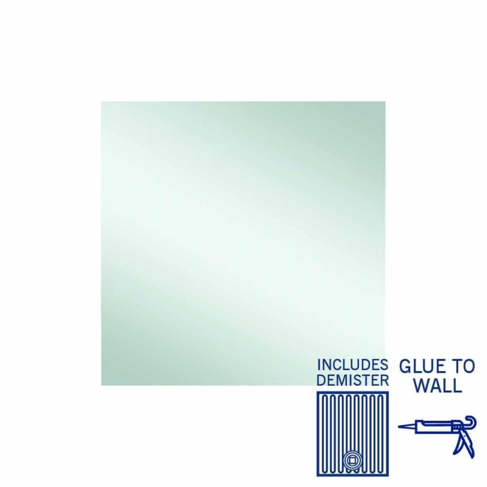 THERMOGROUP ABLAZE RECTANGLE POLISHED EDGE MIRROR WITH DEMISTER 900MM