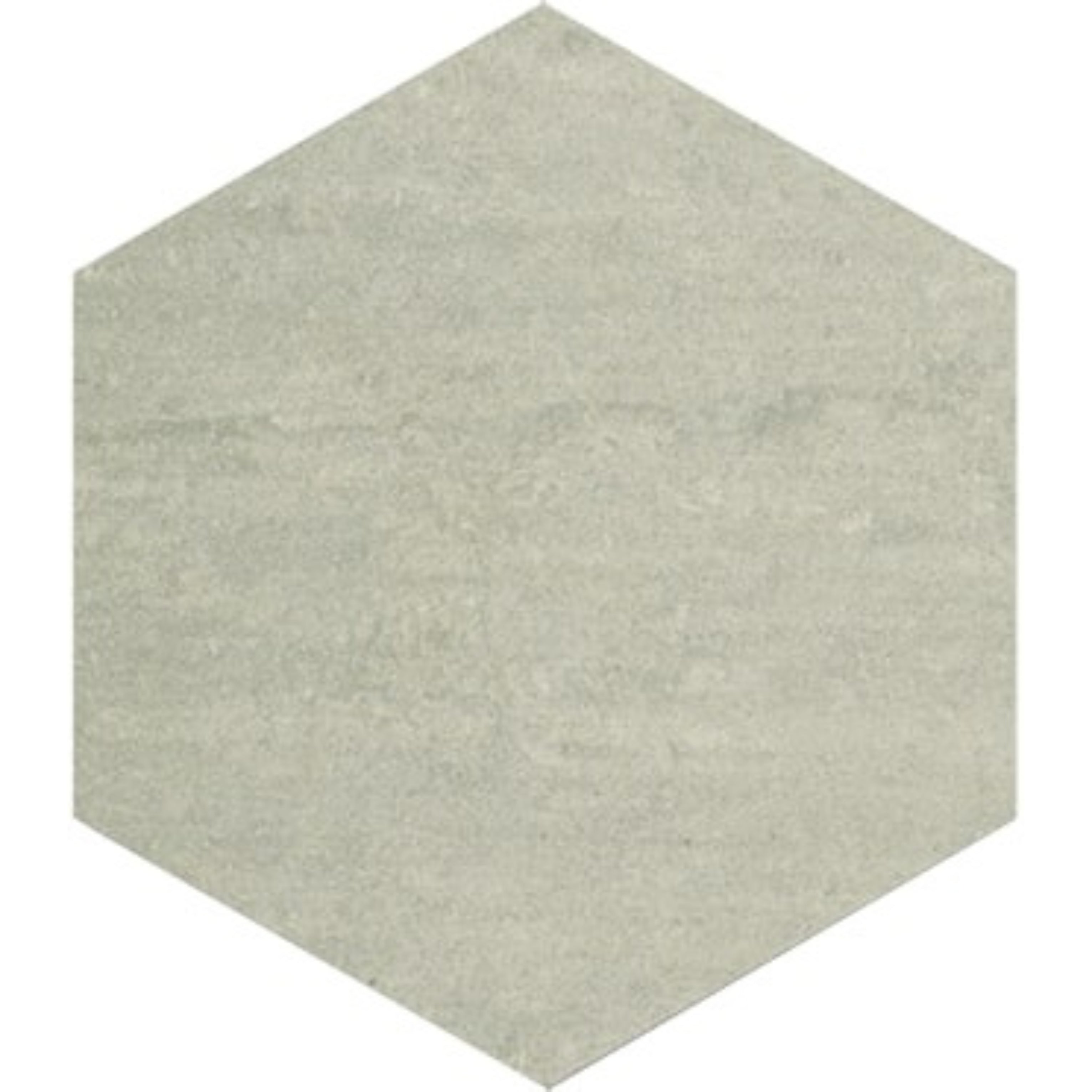 EVERSTONE DURASTONE ASH GREY MATTE 600X520MM HEXAGON TILE (PER BOX)