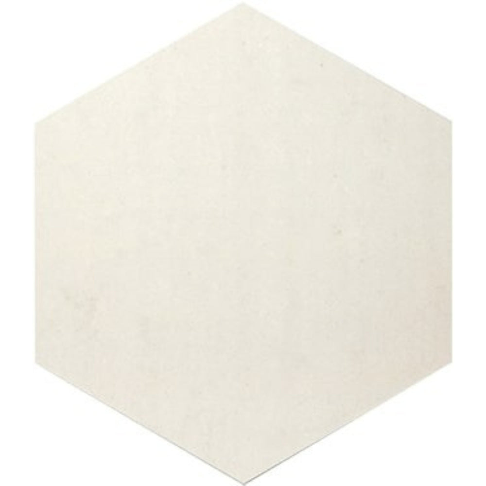 EVERSTONE DURASTONE CREMA LUNA MATTE 600X520MM HEXAGON TILE (PER BOX)