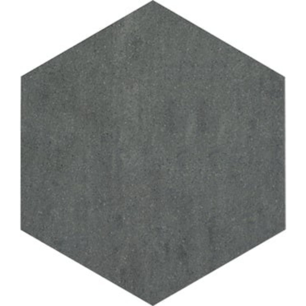 EVERSTONE DURASTONE STEEL GREY MATTE 600X520MM HEXAGON TILE (PER BOX)
