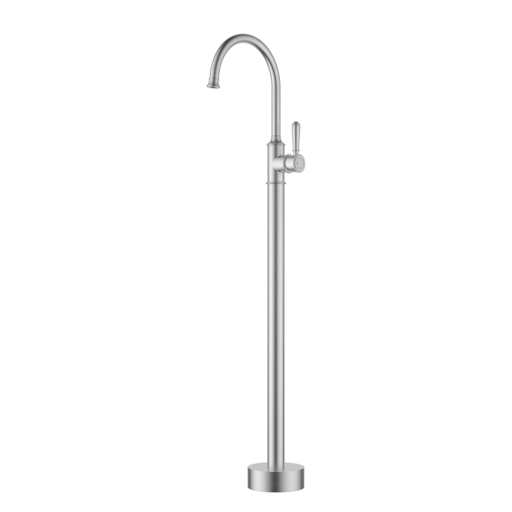 IKON CLASICO WALL BASIN MIXER BRUSHED NICKEL