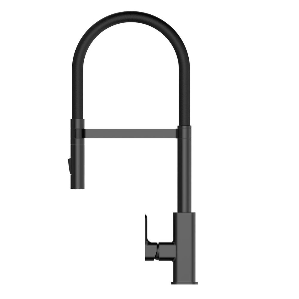 OSKAR PULL OUT SINK MIXER 565MM GUN METAL