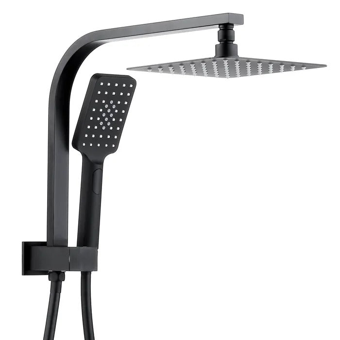 INSPIRE TARAN HALF RAIL SET WITH SQUARE HEAD MATTE BLACK
